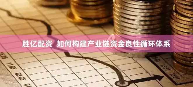 胜亿配资  如何构建产业链资金良性循环体系