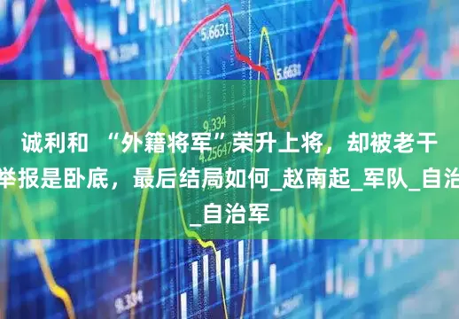 诚利和  “外籍将军”荣升上将，却被老干部举报是卧底，最后结局如何_赵南起_军队_自治军