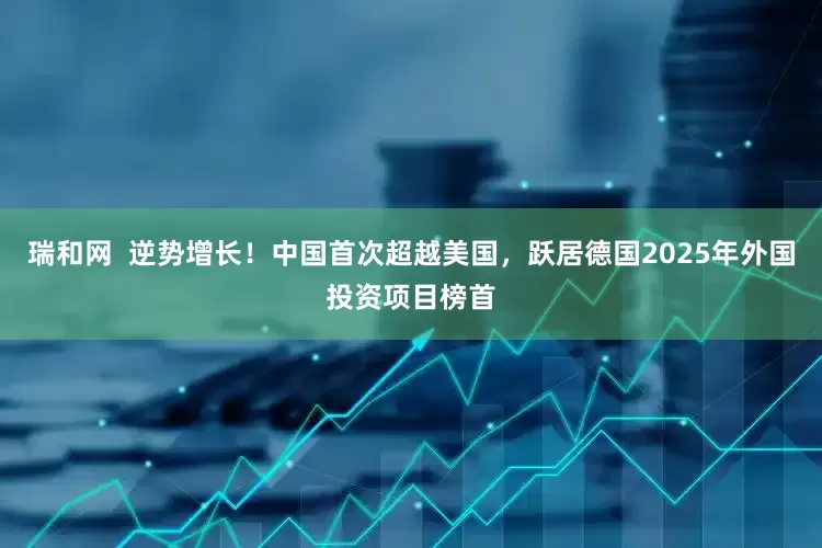 瑞和网  逆势增长！中国首次超越美国，跃居德国2025年外国投资项目榜首